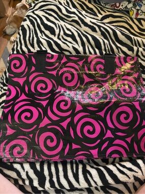 Bold Pink Spiral Tote Bag for Women